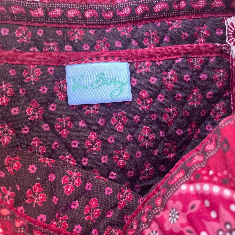 Vera Bradley Retired Pattern Medium Tote Mesa Red… - image 7